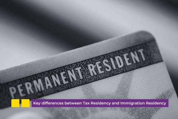 Tax vs Immigration Residency, in Portugal